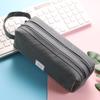 Portable Big Storage bag School Stationery Candy color Pen Case Pen Bag Pencil Case Double layer