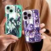 Genshin Impact Яэ Шэньхэ Сяо Чехол Прозрачный Чехол Для Телефона Для OPPO RENO 15 15F 14 14F 13 13F 12 12F 11 11F 10 8 8T 7 7Z 6Z 5 5F Чехол