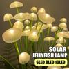 Solar Garden Lights Dual Mode LED Solar Mushroom Lights Waterproof Firefly Outdoor Decor for Yard Patio Pathway Warm Multicolour Jellyfish Lights