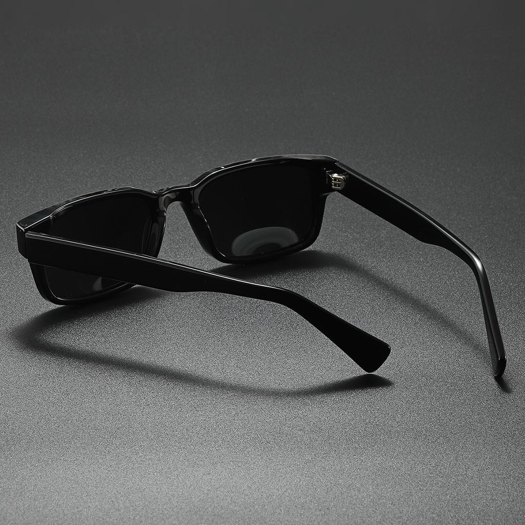 Super Rectangle Sunglasses Men Women Unisex Acetate Luxury Polarized Sun Glasses Gift Box Bags Packaged Sunglass