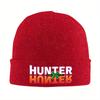 New Hunter X Hunter Logo Merchandise Hats Autumn Winter Beanies Warm Cap Unisex Women Acrylic Bonnet