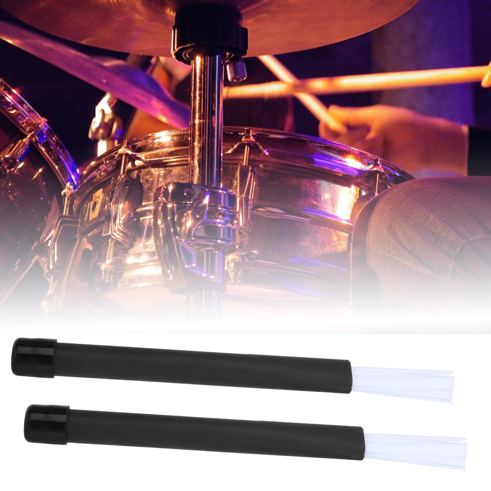 1 пара джазовых барабанов, нейлоновая щетка, выдвижная барабанная палочка, детали ударных инструментов