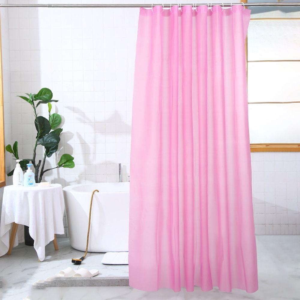 New With 12 Hooks Room Decor Bathtub Curtains PEVA Thicken Bathroom Screens Shower Curtain