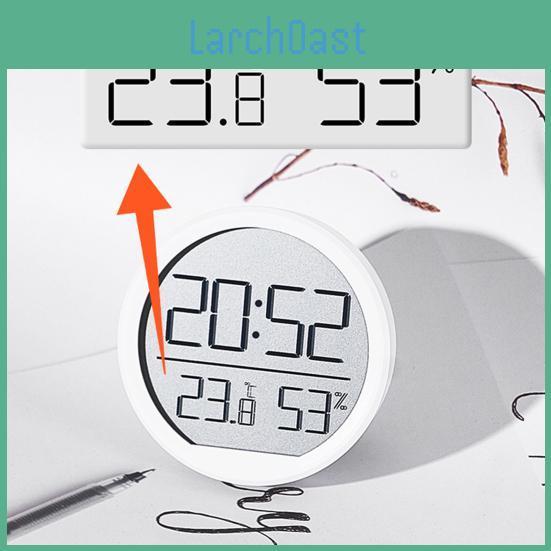 Alarm Clock Wall Modern Clock With Alarm Time Temperature And Humidity Display For Home Office Decor