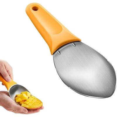 Многофункциональная овощечистка для манго из нержавеющей стали, нож для чистки манго, арбуза, дыни, авокадо, кухонный инструмент для фруктов