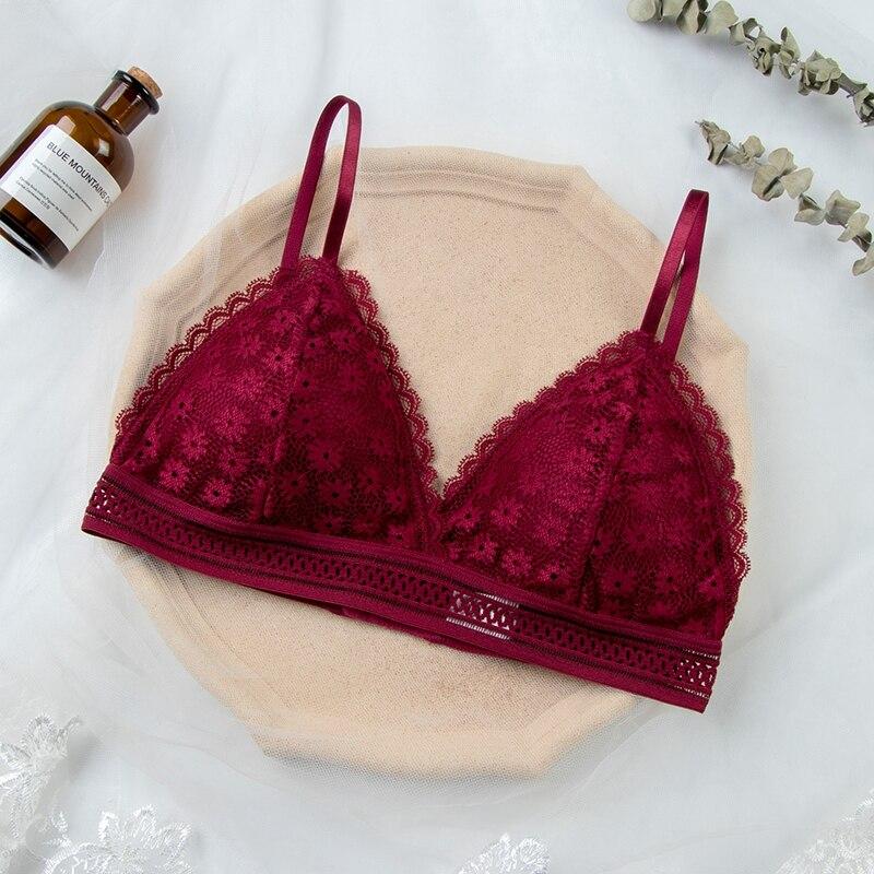 Sexy Lace Bra Beauty Back Suit Underwear Bra Wireless Seamless Women's Underwear Bras