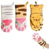 Heat Resistant Cartoon Baking Gloves Insulation Cotton Oven Potholder Kitchen Handschoen  BBQ