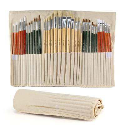 36/24 шт. художественный набор кистей для акрила, масла, акварели, гуаши