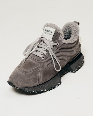 Кроссовки Tucino 6485 36 графитовый замша