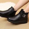 Женские однотонные ботинки Мягкие и нескользящие повседневные ботинки