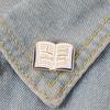 Women English Words Banned Read Books Enamel Brooch Pin Collar Badge Jewelry