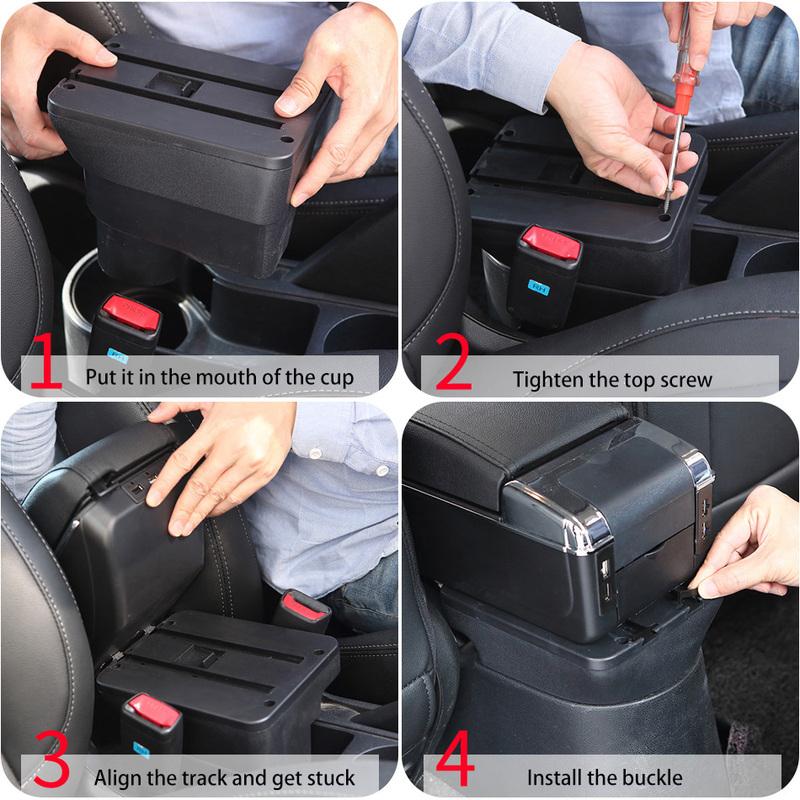 For Renault Duster Armrest For Nissan Terrano 3 Renault Duster Oroc 2012-2018 Car Armrest Box Storage Box parts Car Accessories