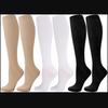 1 пара компрессионных носков для женщин, гольфы до колена 15–25 мм рт. ст. Компрессионные чулки для спорта, занятий спортом, диабета, варикозного расширения вен, путешествий, кормления грудью