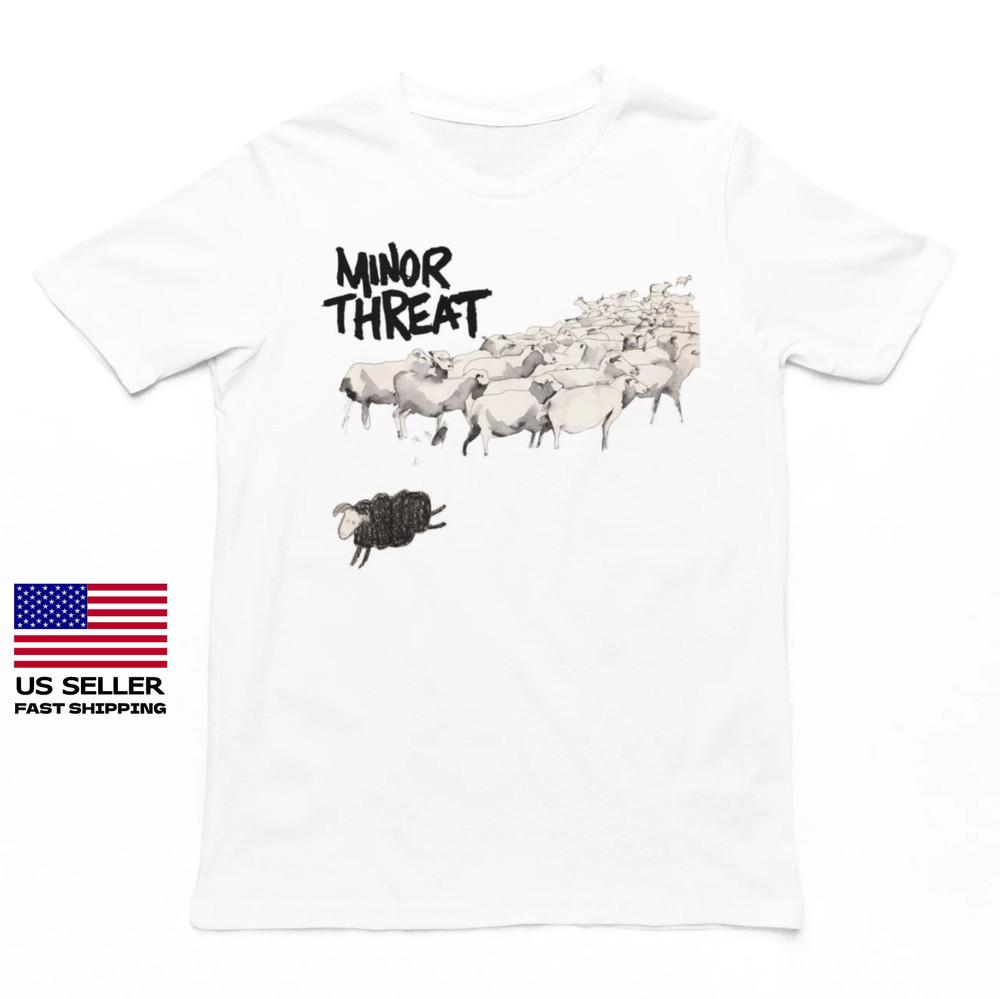 Новая Горячая 2025 Minor Threat Out Of Step Мужская Музыкальная Классическая Унисекс Футболка