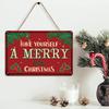Christmas Decorations Metal Tin Signs