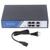 Ethernet Switch 6 Port 12Gbps Switching Capacity Switcher Network Splitter Plug and Play 100?240V