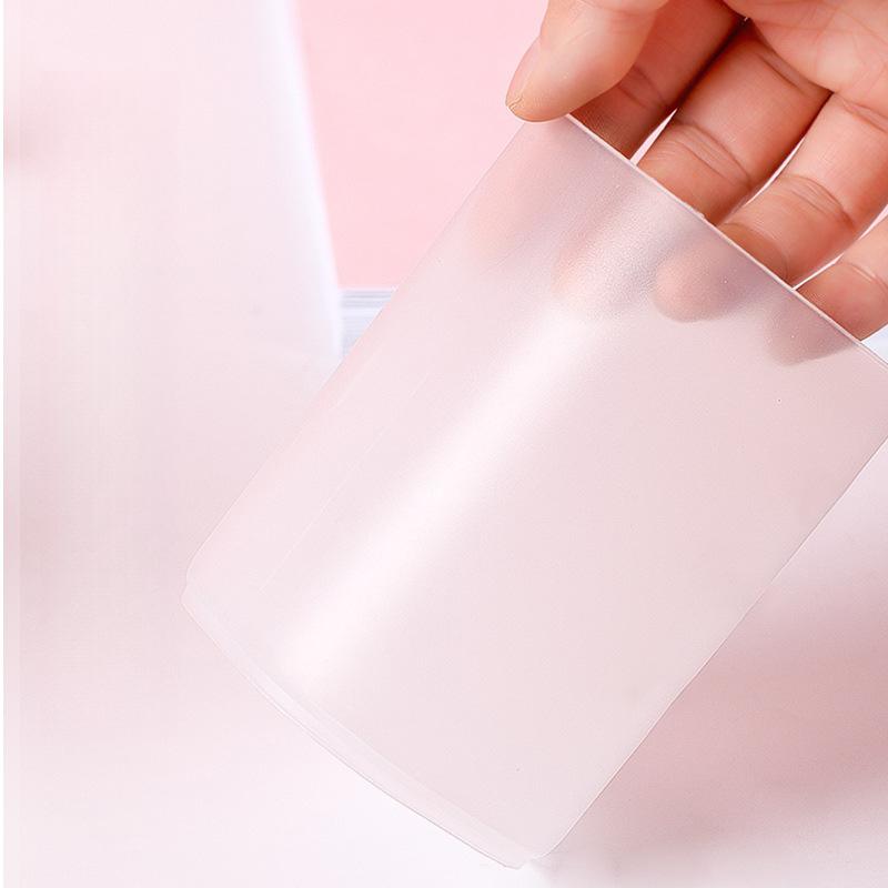 2pcs Desktop Transparent Round Plastic Pen Holder, Multifunctional Stationery Organizer, Student Pen Stand, Storage Tube