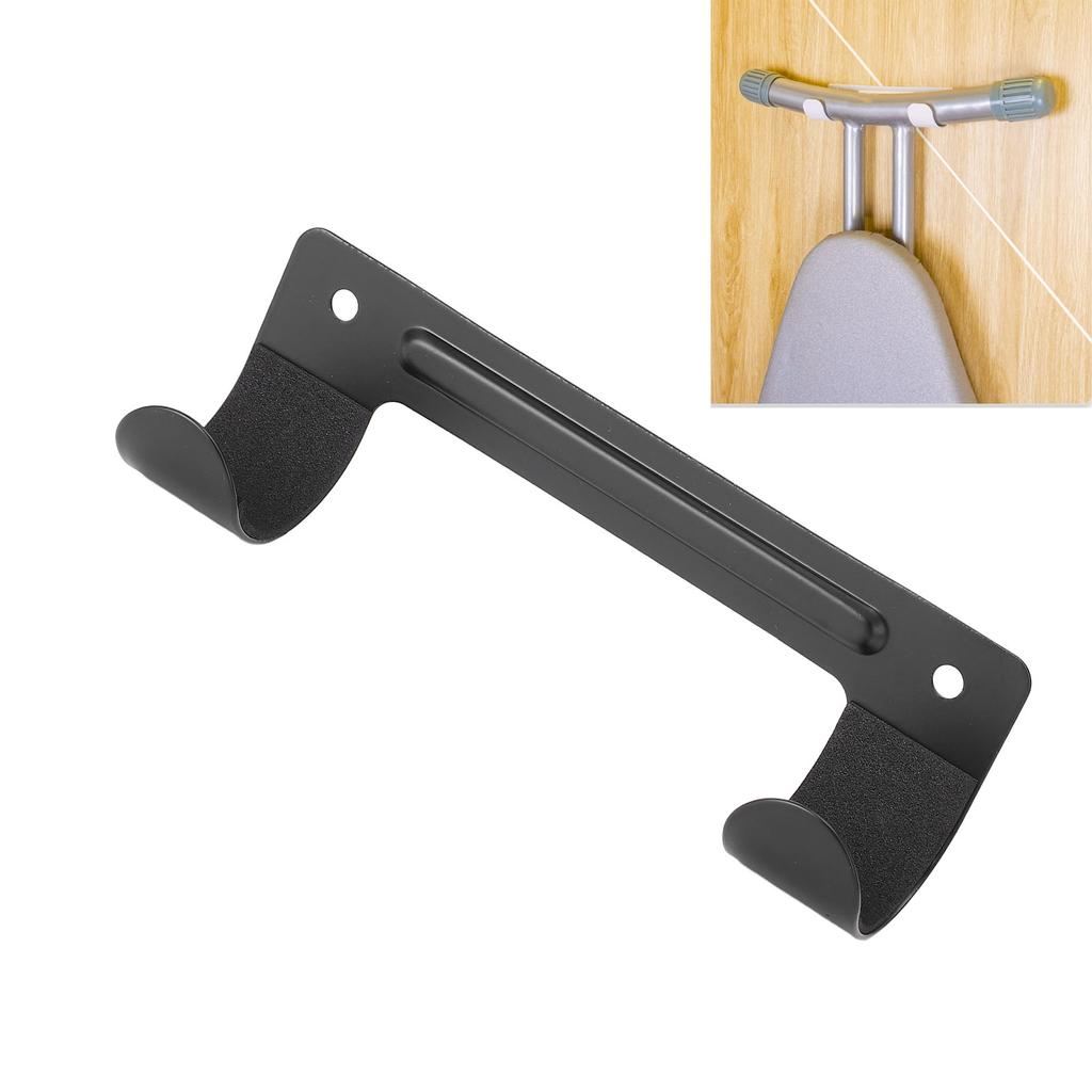 Держатель для гладильной доски Настенное крепление Вешалка для утюга Стеллаж для хранения вещей в прачечной Подвесная полка
