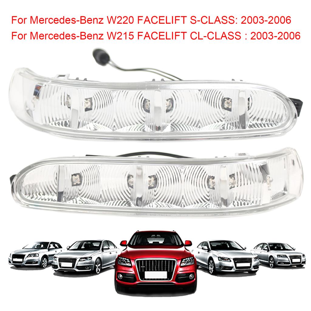 LED Rearview Mirror Light Rearview Mirror Indicator Lamp Turn Signal Indicator Light for Mercedes Benz CL S-Class W220 W215