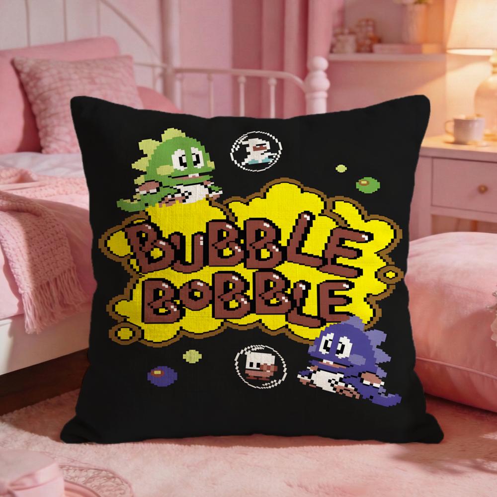BBubbles Bobbles Игра Милая Наволочка Премиум Комфорт Двусторонняя Наволочка Два в Одном Дизайн Для Любой Комнаты Салон Автомобиля