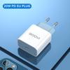 QOOVI 20W PD USB Type C Charger QC3.0 Quick Charge 4.0 3.0 Wall Adapter QC Fast Charging Phone For iPhone 13 12 Pro Max 11 8 iPad Mini6 Huawei Xiaomi