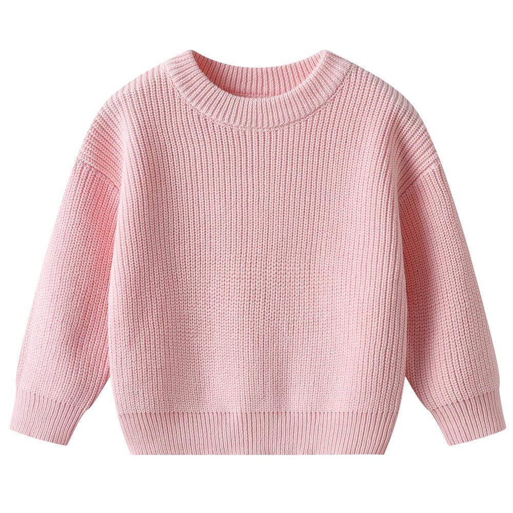 Осень и Зима Детские и Детские Пуловеры Базовые Вязаные Свитера Детские Свитера в Наличии Маленькие и Средние Детские Свитера