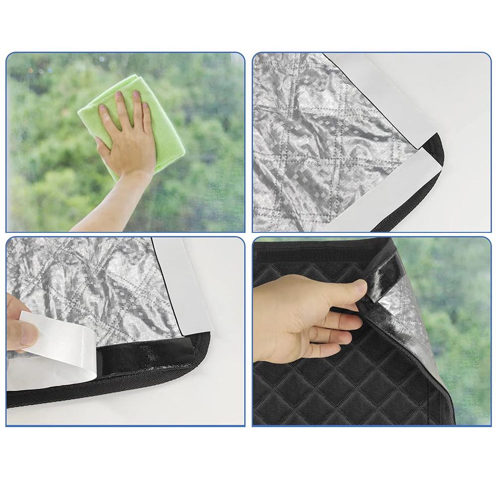 Водонепроницаемая складная шторка-тент для автодома, трейлера-путешественника 63,5*41 см, шторка-тент для автодома, компонент для кемпинга, туризма