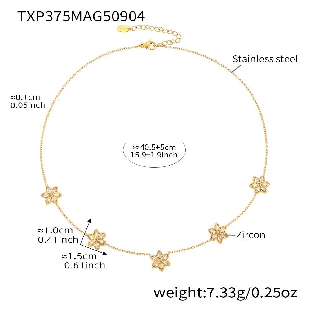 Elegant Y Chain Necklace Bracelet Choker Necklace Fashion Zircon Necklace Women Jewelry