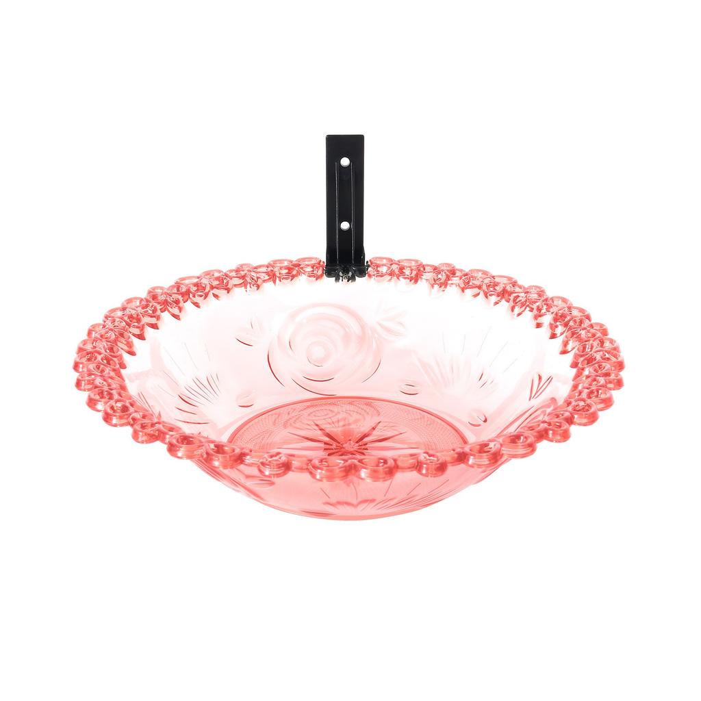 Пластиковая поилка для птиц на открытом воздухе, настенная поилка для птиц, поилка для птиц на дереве, подходит для садового забора, террасы, двора, украшения патио