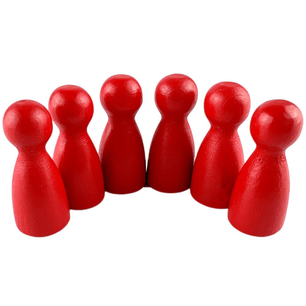12 цветных деревянных пешек для настольных игр для шахматной игры