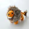 9CM Lovely Lion Plush Stuffed Toys Standing Lion Pendants Keychain Plush Toy for Kid's Gifts PP Cotton