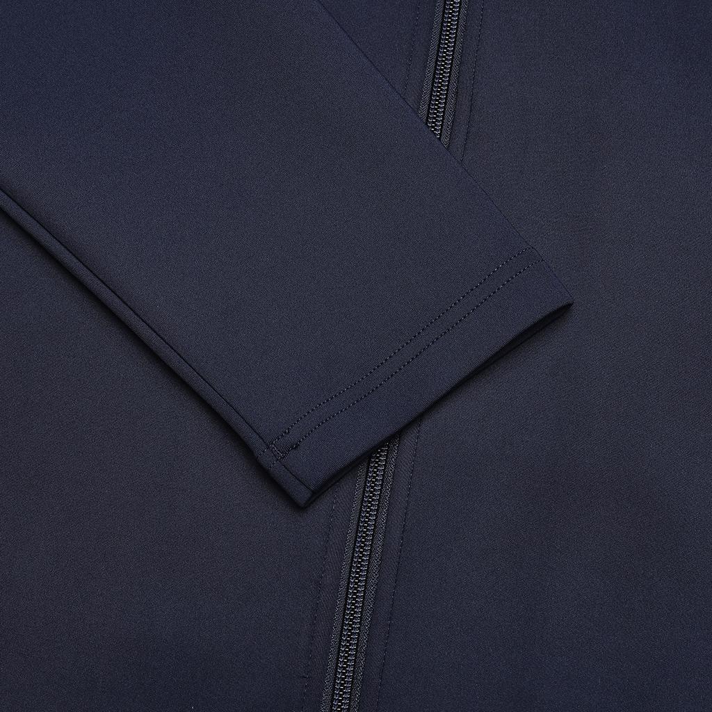 Fila Официальная зимняя новинка 2023 года Вязаная куртка с длинным рукавом Базовая теннисная спортивная куртка с воротником-стойкой Мужские куртки Темно-синий A11M333505F-NV