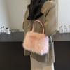 New Plush Bag Winter Women Fashion Handbags Cloud Faux Fur Purse Fashion Casual Women's Shoulder Bag Fluffy Bag