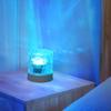 1 Star Lamp, Rotating Water Pattern LED Night Light, Creative Bedside Flame Atmosphere Lamp, Bedroom Decoration, Dynamic Lamp