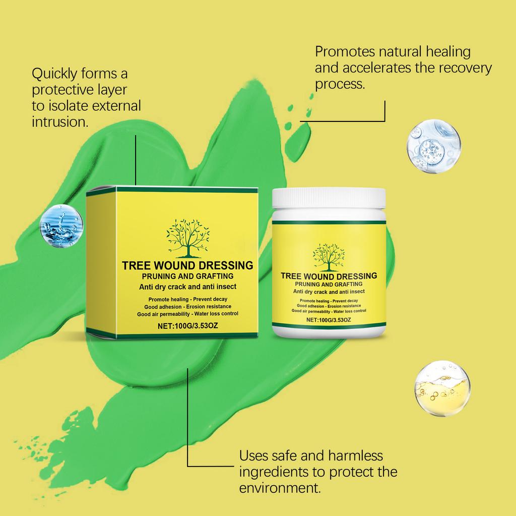 Средство для заживления ран деревьев, Средство для заживления ран после обрезки деревьев, Повязка для ран деревьев с кисточкой, Мазь для срезов бонсай, Средство для заживления ран после обрезки бонсай