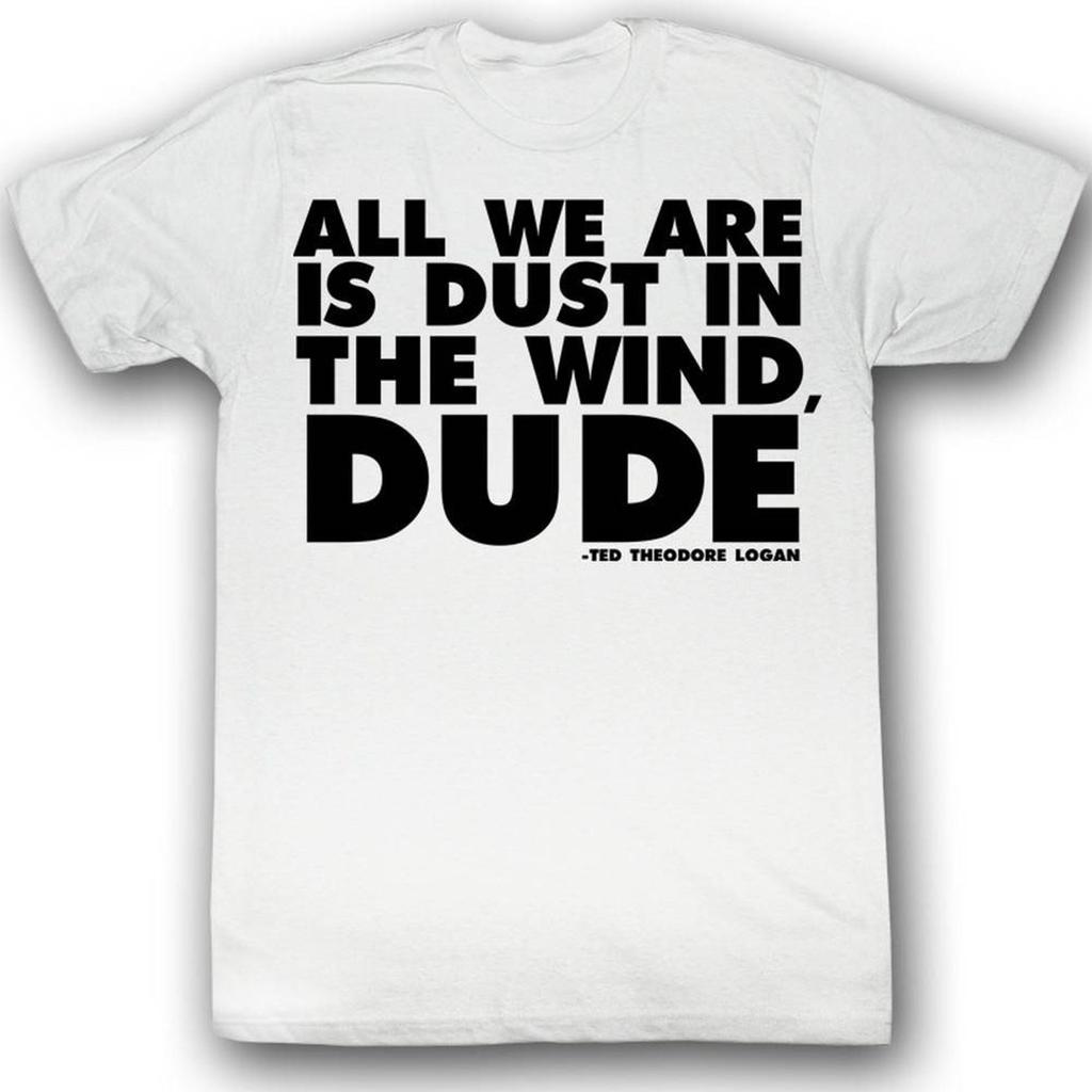 Bill and Ted All It Is White Adult T-Shirt
