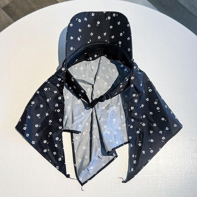 Корейский маленький свежий цветочный платок на ремне кепка детская летняя солнцезащитная козырек для езды на велосипеде на открытом воздухе солнцезащитная кепка