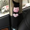 Cartoon Car Seat Belt Cover Adjustable Plush Car Safety Belt Cover Shoulder Pad For Kids Adults Car Interior Accessories