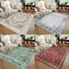 Modern Traditional Style Soft Rug Bohemian Style Living Room Carpet for Stairs Corridor Non-slip Dirt-resistant Doormat Floormat