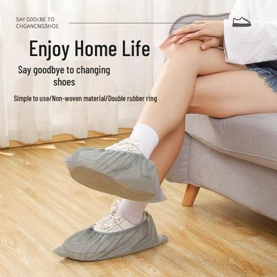 Одноразовые нетканые бахилы: Утепленная домашняя обувь, пыленепроницаемая, нескользящая, для защиты ног взрослых и студентов