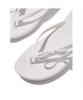 Женские шлепанцы Fitflop Eye Cushion с блестящим бантом - Urban White (Ft64K2Q021)