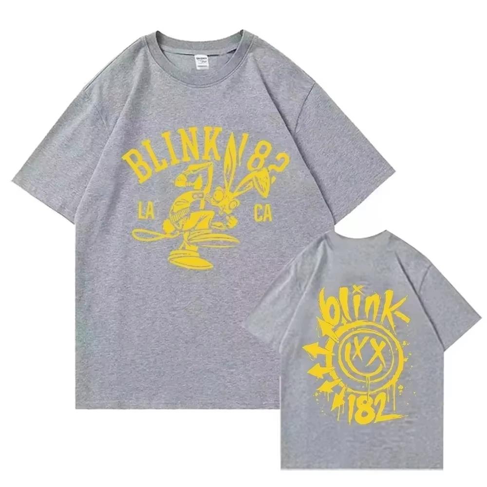 2026 Новый Мировой Тур Blink 182 Модная Футболка С Круглым Вырезом Подарки для Подписчиков Мужчинам и Женщинам Топ Хлопковая Футболка Футболка Blink 182