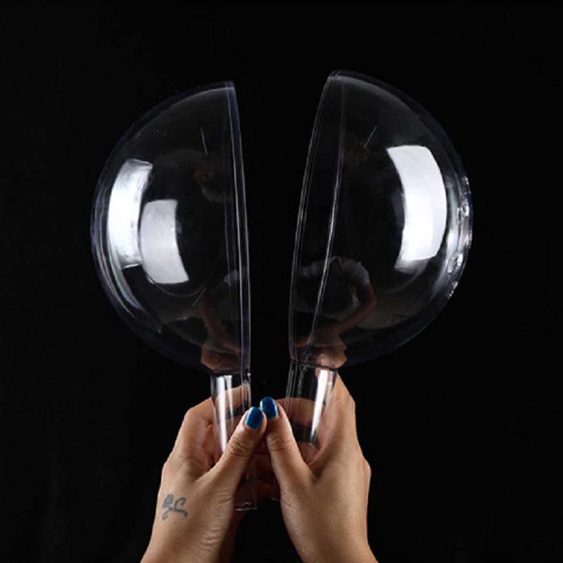 Прозрачный рождественский шар Бобо с сухоцветами - Подарочная упаковка в корейском стиле