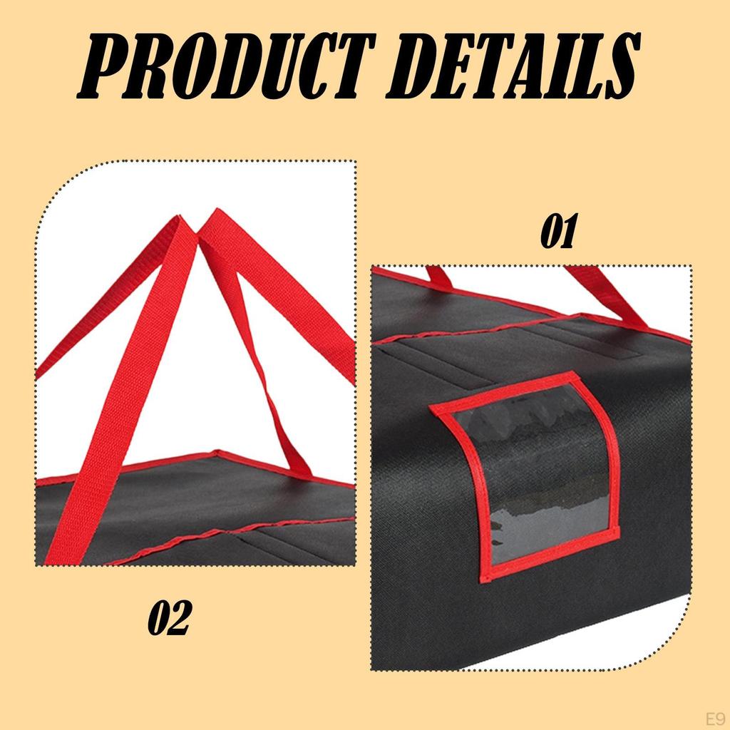 Bag Insulated Food Carrier Warmer Case with Non Woven Fabric Construction And Convenient Handles