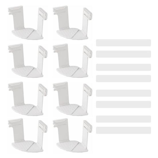 4/8Pcs Bed Sheet Holder with Lock Strip Bedsheet Corner Fastener Keep Sheets Tight All Mattress Size Fitted Sheet Fixing Clip Keeper