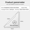 AAVR1 2Pcs Car Door Corner Cover Anti-Scratch Protection Sticker For Mercedes benz A C E class AMG W204 W205 W176 W211 W213 GLA GLC