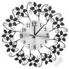 Современные металлические настенные часы Crystal Home Office Decor Бесшумные металлические настенные часы