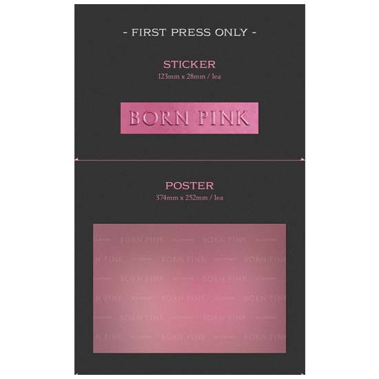 Blackpink - Born Pink 2-й студийный альбом c подарком от YG Select BOX ver.