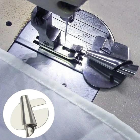 5/6/8Pcs Sewing Rolled Hem Foot Stainless Steel Sewing Machine Rolled Hemming Presser Foot for Household Sewing Shop