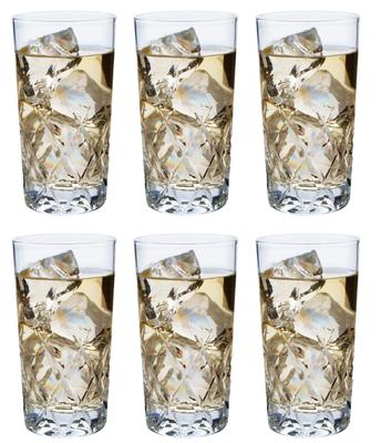 Стакан Toyo Sasaki Glass Regina 8 унций 245 мл Набор из 6 штук Сделано в Японии Можно мыть в посудомоечной машине Небьющийся Стеклянный стакан Пивной стакан Стакан для хайбола Стакан для сауэра